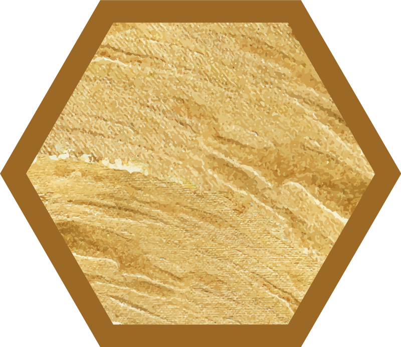 Vinylteppich Holzoptik sechseckige kornstruktur - TenStickers