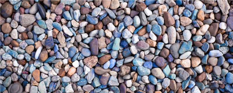 Vinyl Teppich Küche kieselsteinanordnung - TenStickers