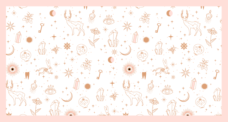 Vinyl Teppich Baby himmlisches minimalistisches design - TenStickers