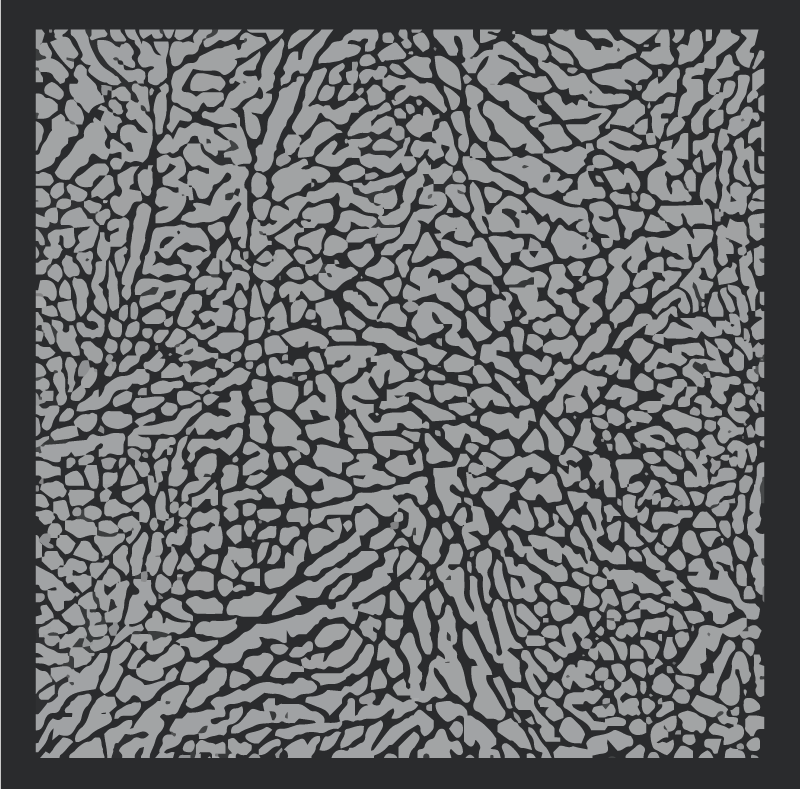 Vinyl Teppich grau strukturiertes dunkles muster - TenStickers