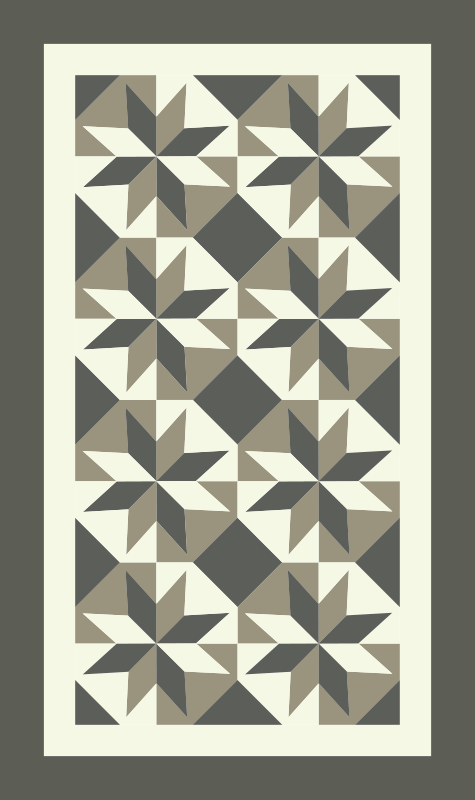 Vinyl Teppich Küche sternmustermotiv - TenStickers