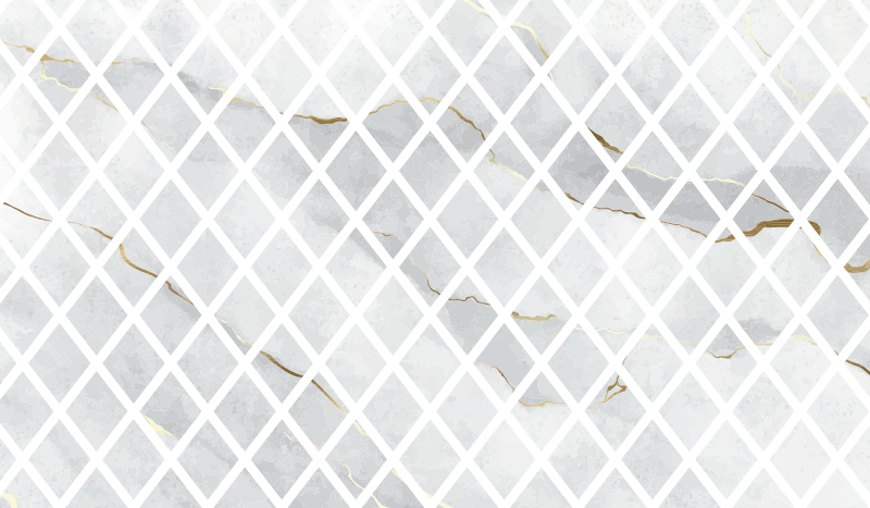 Vinyl Teppich Küche elegantes marmormuster - TenStickers