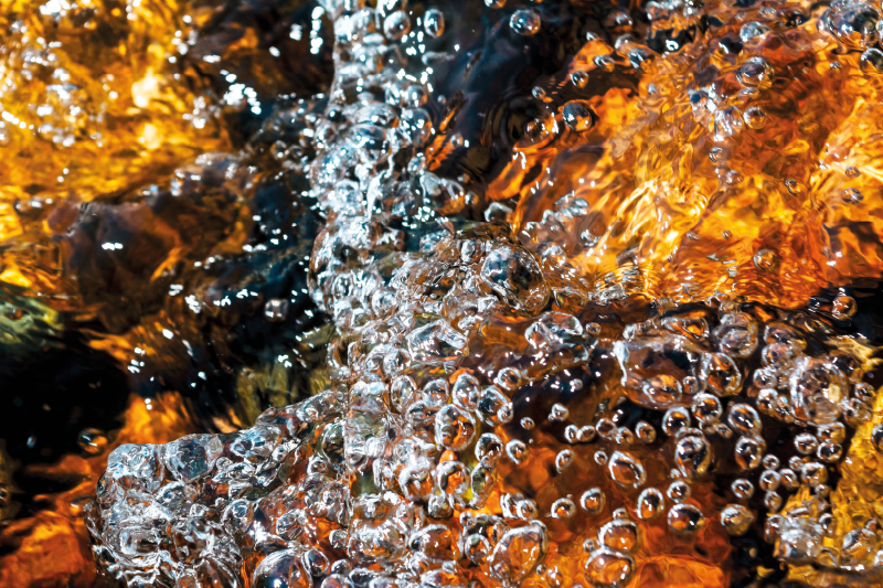 Vinyl teppich imitation sprudelnder wasserfluss - TenStickers