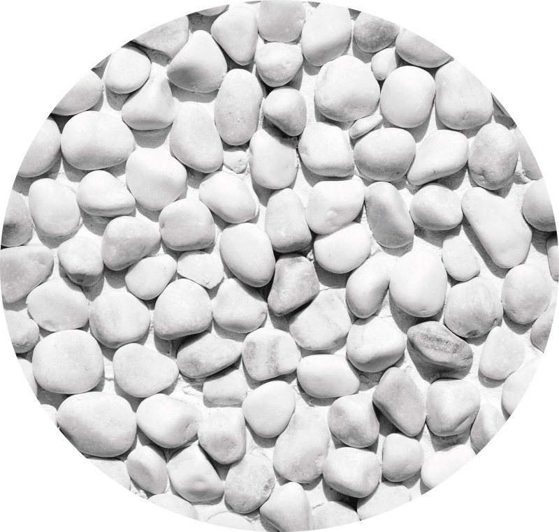 Vinyl Teppich Steinoptik glattes kieselmuster - TenStickers