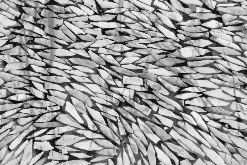 Vinyl Teppich Steinoptik graues realistisches muster - TenStickers