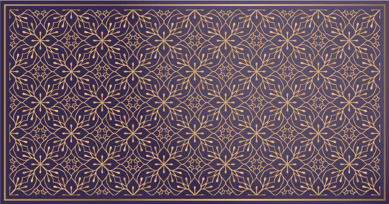 Vinyl Teppich Blumen elegantes blumenkonzept - TenStickers