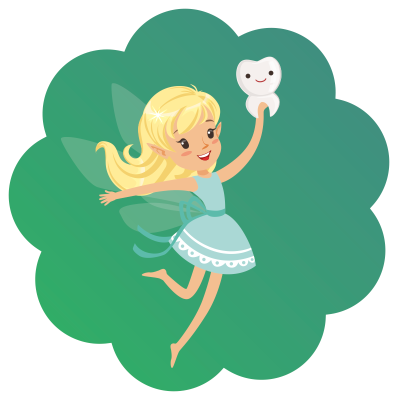 Vinyl Teppich Kinderzimmer zahnfee-fantasie - TenStickers