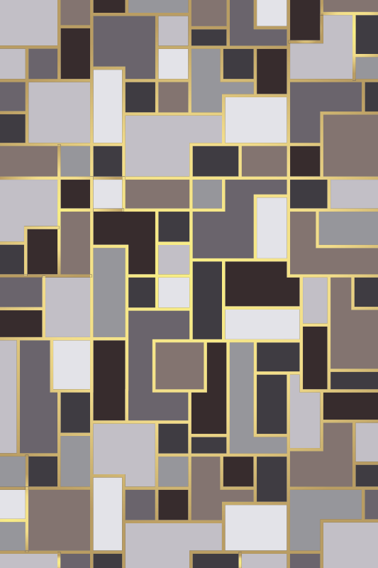 Vinyl teppich steinoptik in poliertem graudesign - TenStickers