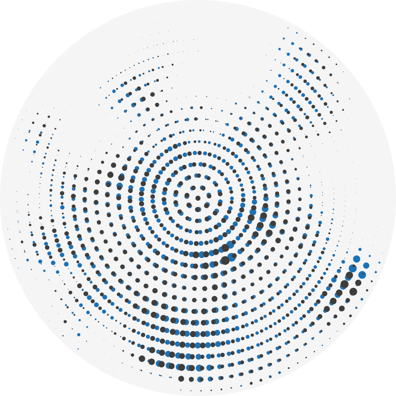 Vinyl Teppich geometrisch rundes punktmotiv - TenStickers