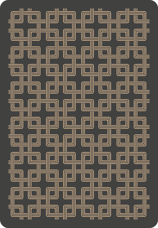 Vinyl Teppich Mosaik elegante linienmuster - TenStickers