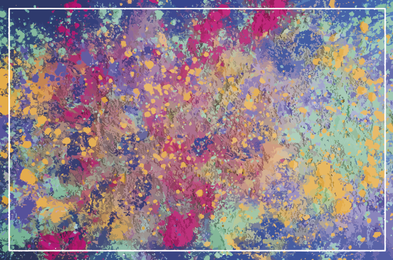 Vinyl Teppich abstrakter Ausbruch - TenStickers