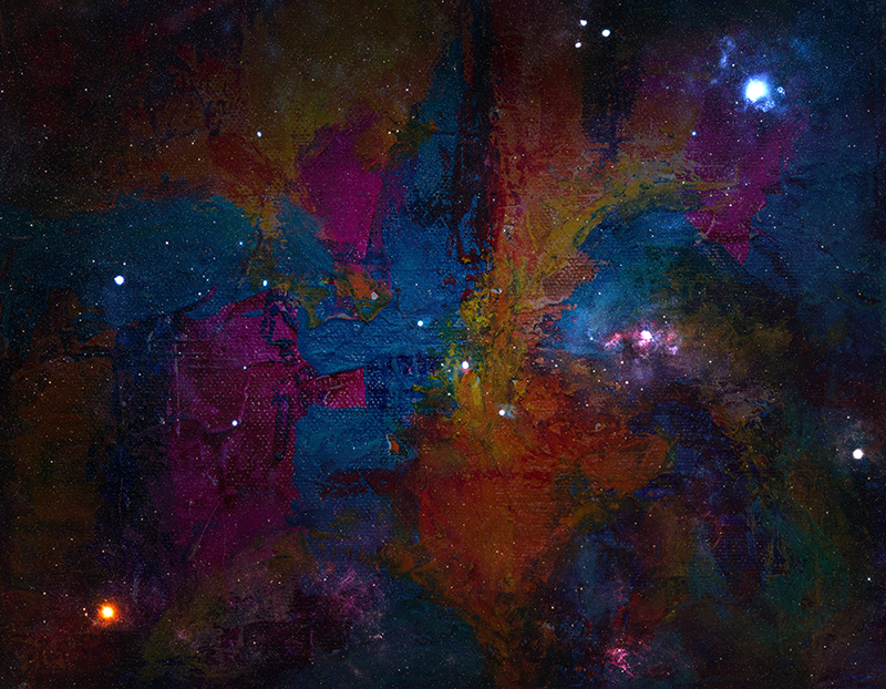 Vinyl teppich sterne im kosmischen design - TenStickers