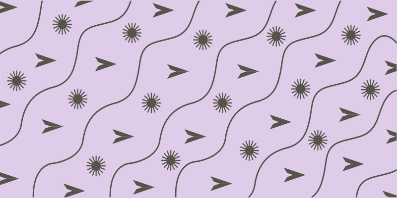 Vinyl Teppich modern wellenmuster-vibration - TenStickers