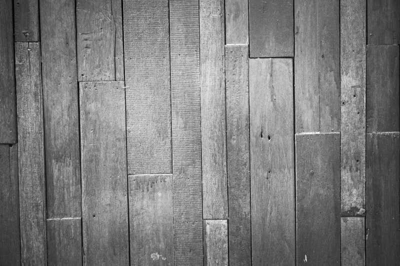 Vinylteppich Holzoptik modernes graues finish - TenStickers