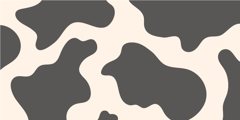 Vinyl Teppich Tiermuster klassisches rindsleder - TenStickers