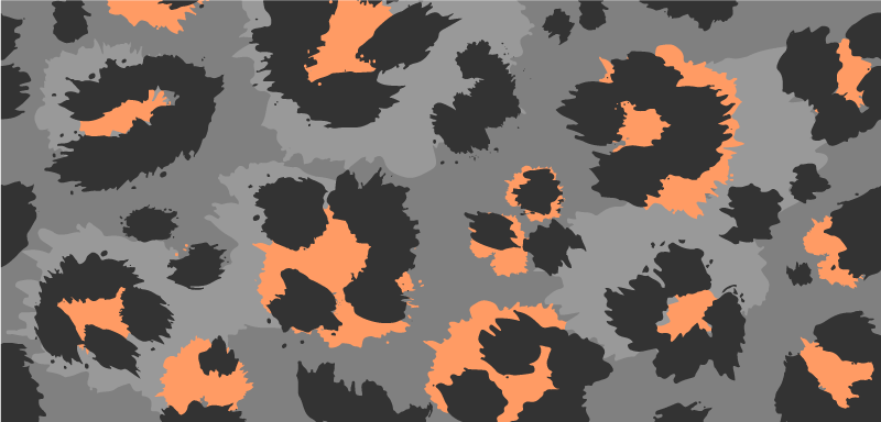 Vinyl Teppich Tiermuster kräftiges gepardenmuster - TenStickers