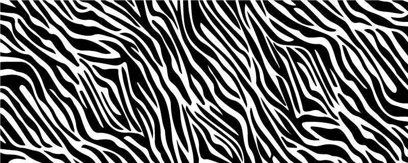 Vinyl Teppich Tiermuster zebrastreifen-stil - TenStickers