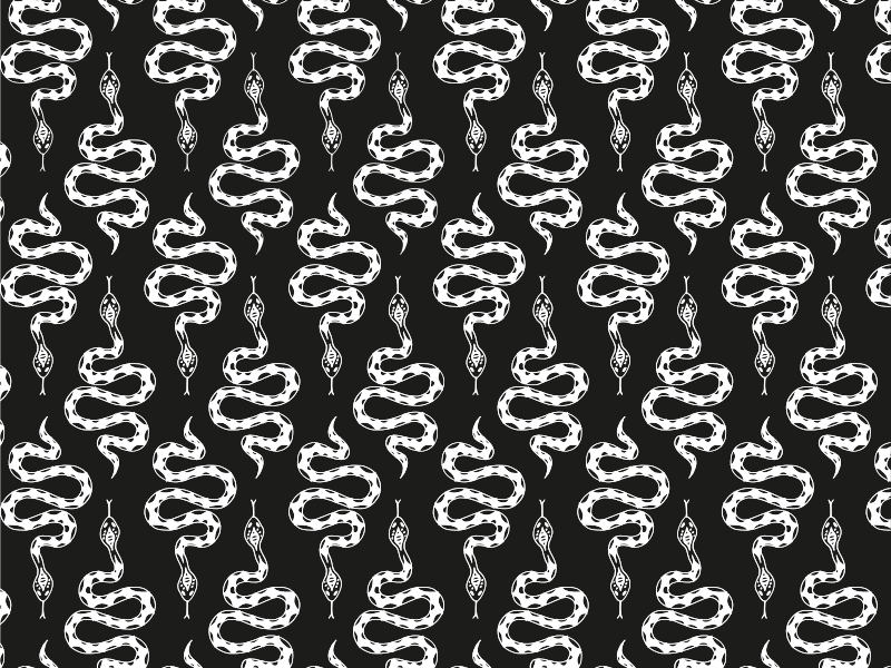 Vinyl Teppich Tiere stylisches schlangenmotiv - TenStickers