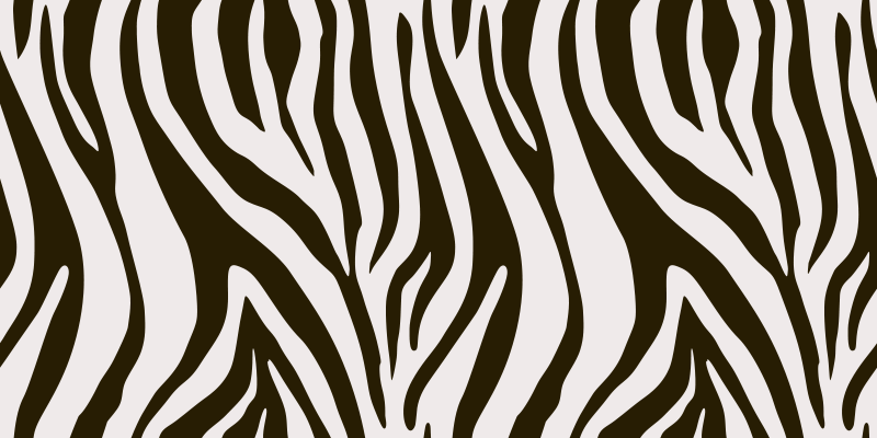 Vinyl teppich tiermuster zebra streifen motiv - TenStickers