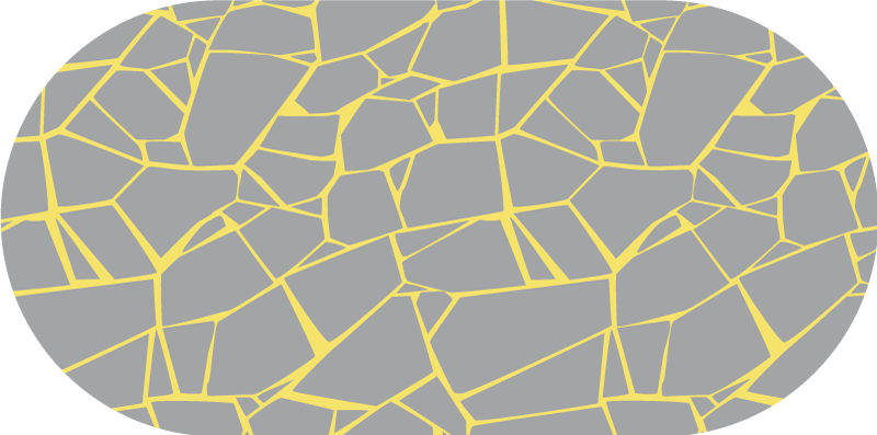 Vinyl Teppich Bad rissige graue struktur - TenStickers