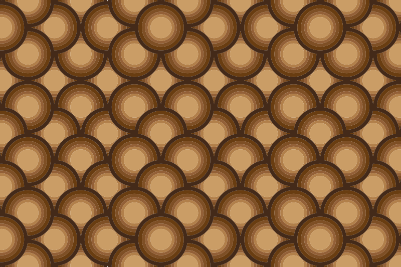 Vinyl teppich vintage braune sonnen - TenStickers