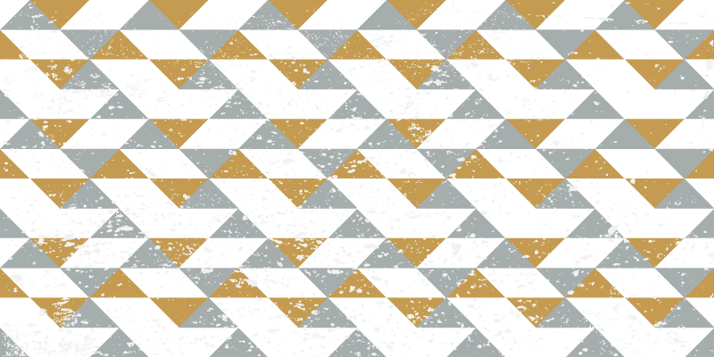 Vinyl Teppich geometrisch diagonales dreiecksmuster - TenStickers