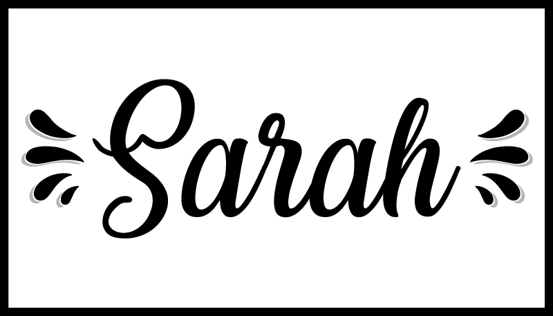 Vinyl teppich wohnzimmer schwarz und weiß design - TenStickers