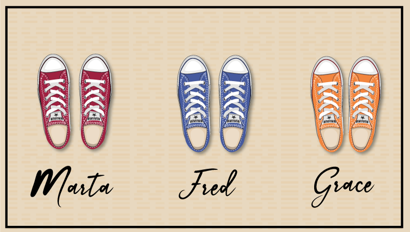 Vinyl Teppich Eingang individuelle sneaker-kollektion - TenStickers