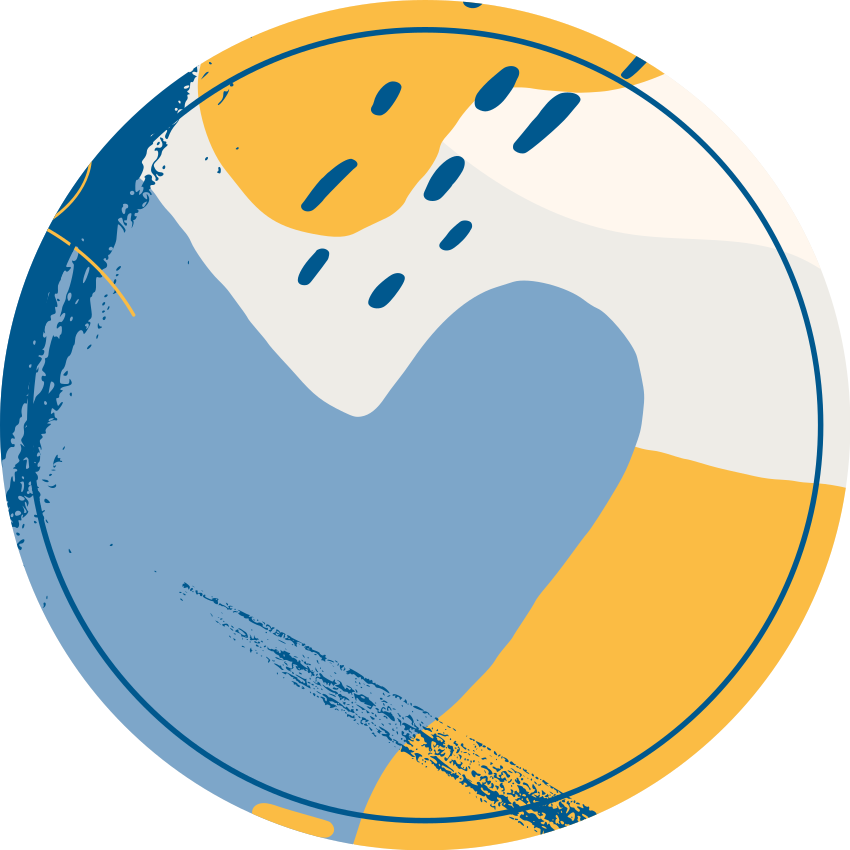 Vinyl Teppich Steinoptik kreisförmige kunst - TenStickers