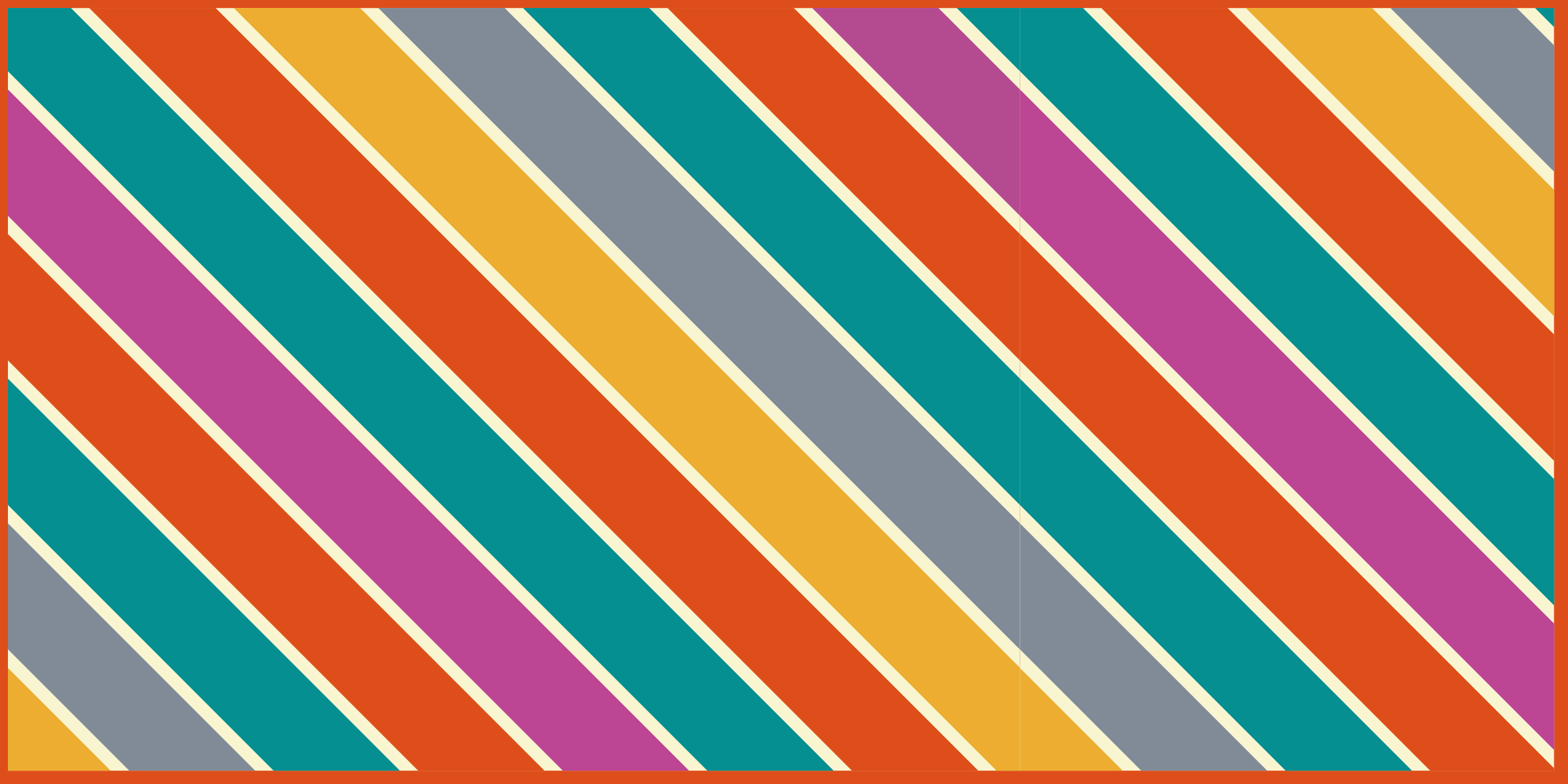 Vinyl Teppich Wohnzimmer bunt gestreifte oberfläche - TenStickers