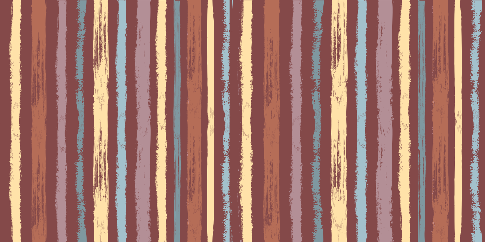 Vinyl Teppich gestreift handbemalter stoffeffekt - TenStickers