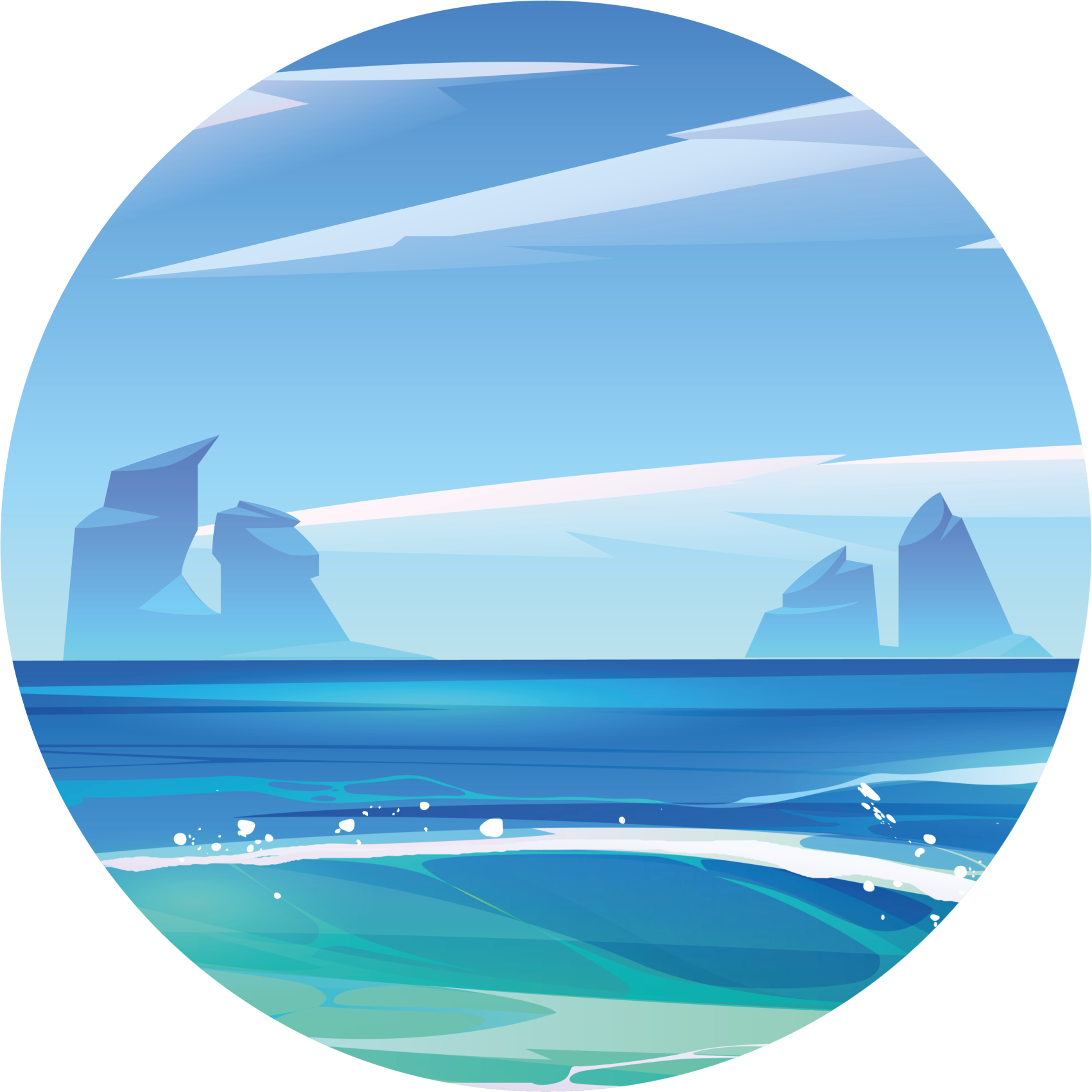 Vinyl Teppich Natur küstenruhe - TenStickers