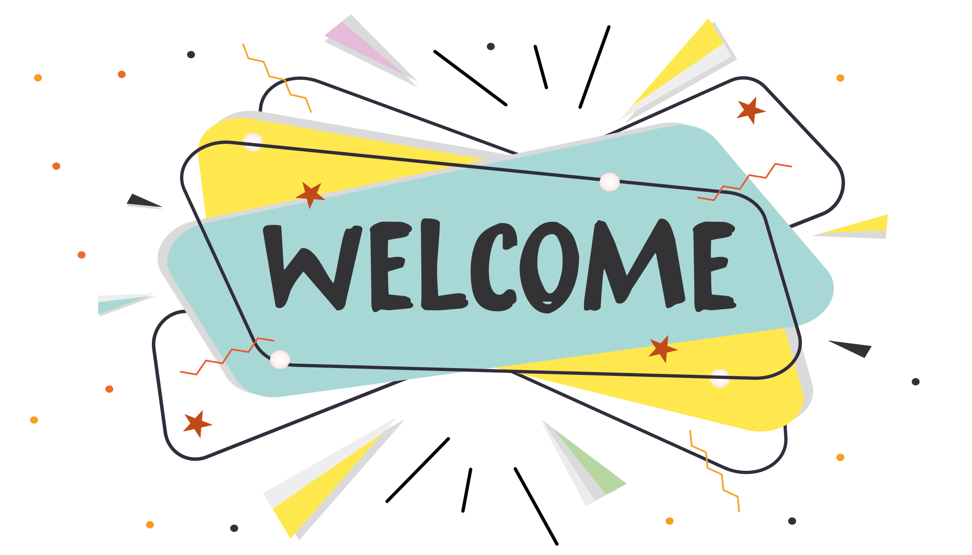 Vinyl Teppich Eingang abstrakte begrüßung - TenStickers