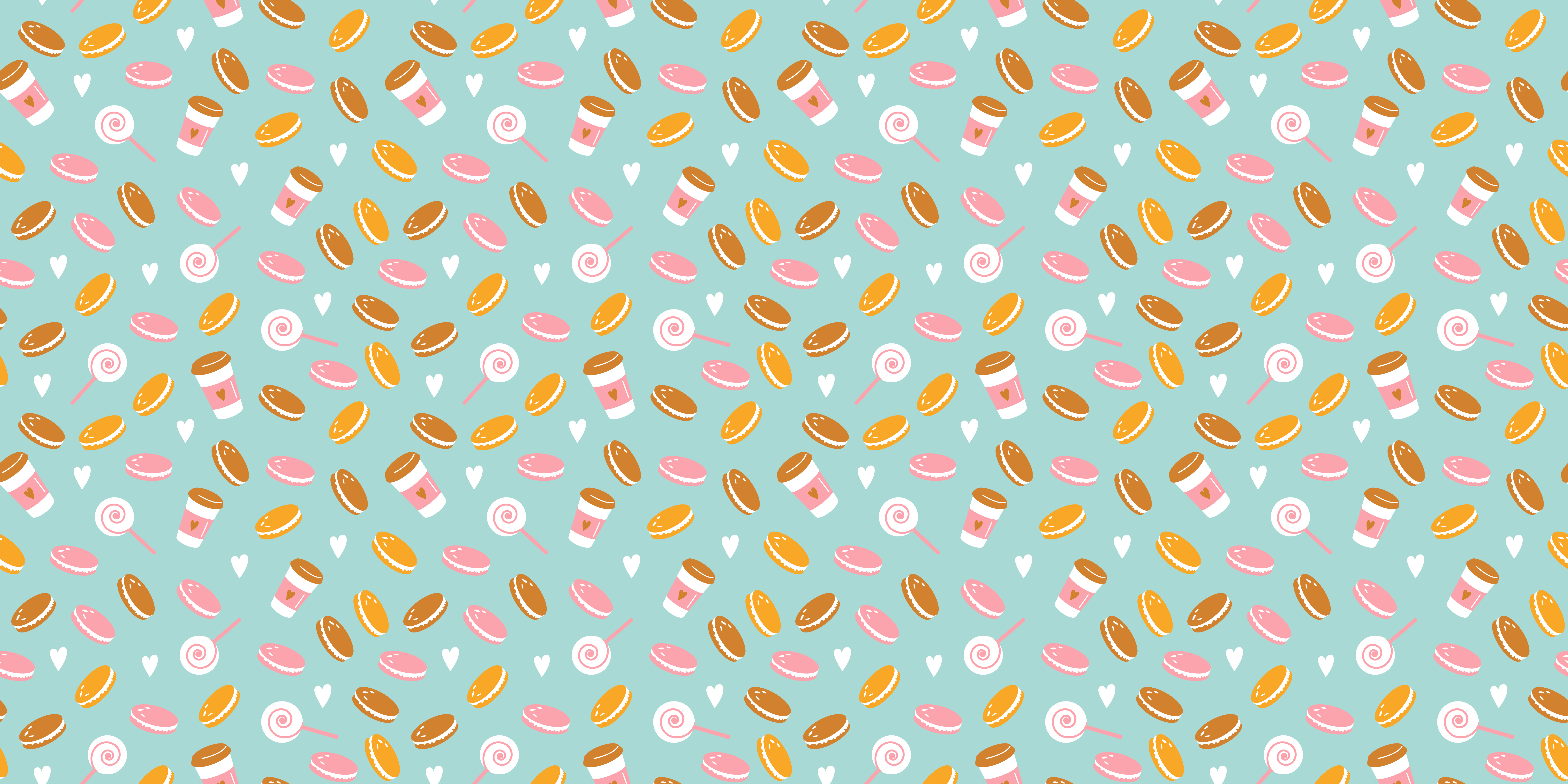 Vinylteppich kindlich köstliche köstlichkeiten kollektion - TenStickers