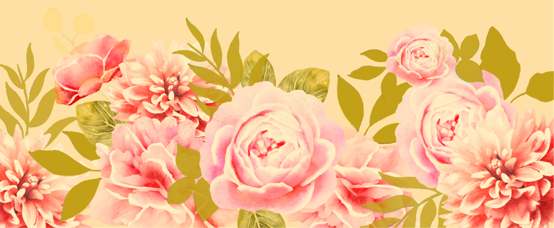 Vinyl Teppich Blumen blühende florale eleganz - TenStickers