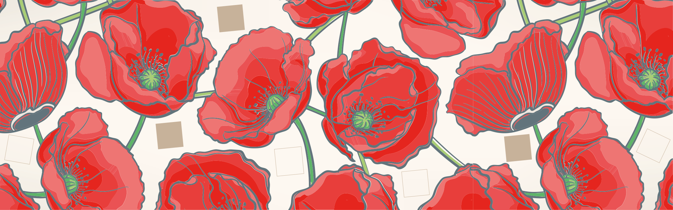 Vinyl Teppich Blumen purpurrote blüten-raffinesse - TenStickers