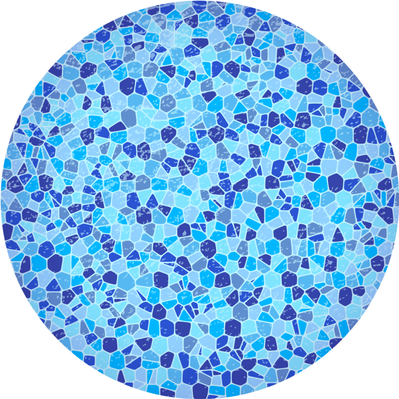 Vinyl Teppich Marmor mosaik blaue textur - TenStickers