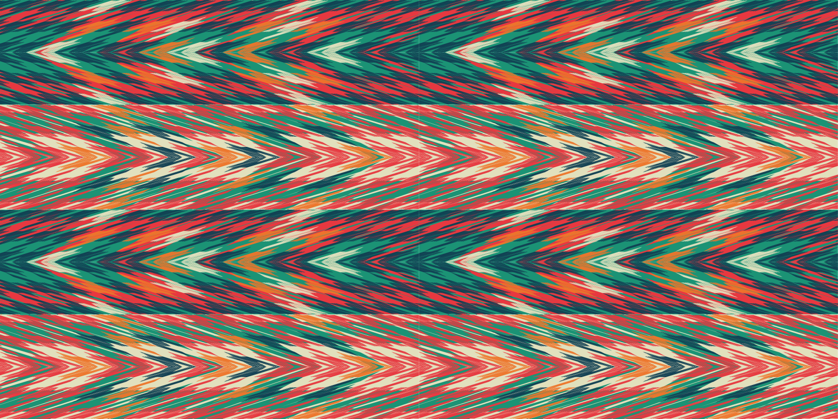 Vinyl Teppich gestreift dynamische farbwellen - TenStickers