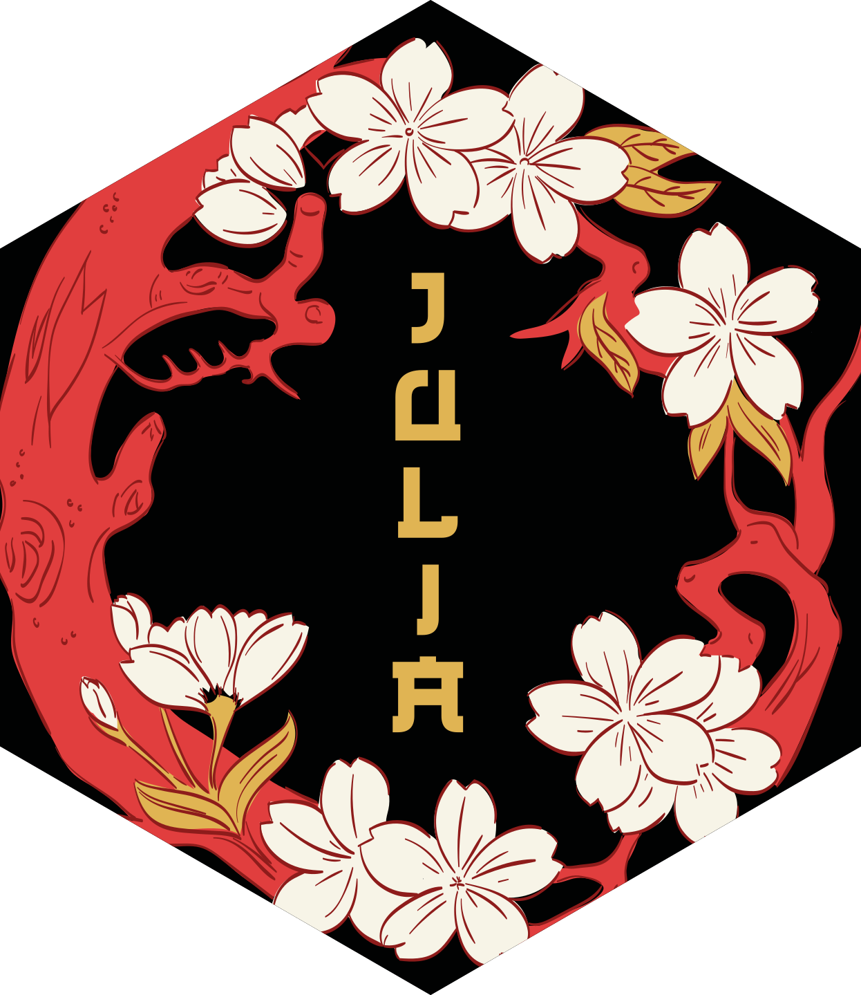 Vinyl Teppich mit Namen personalisierte blumenharmonie - TenStickers