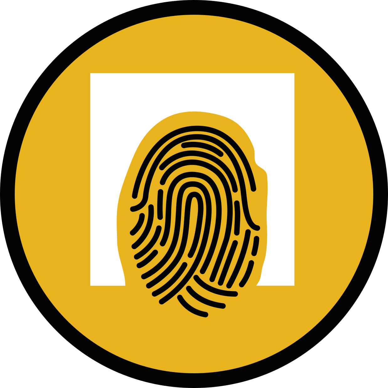 Vinyl Teppich Mosaik fingerabdruckmuster - TenStickers