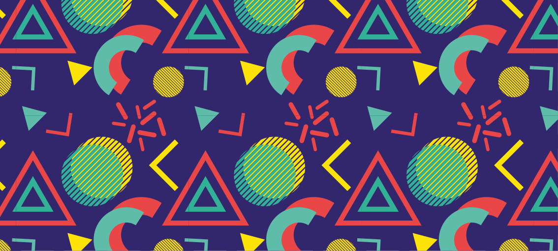 Vinyl teppich geometrisch lebhafte geometrische motive - TenStickers