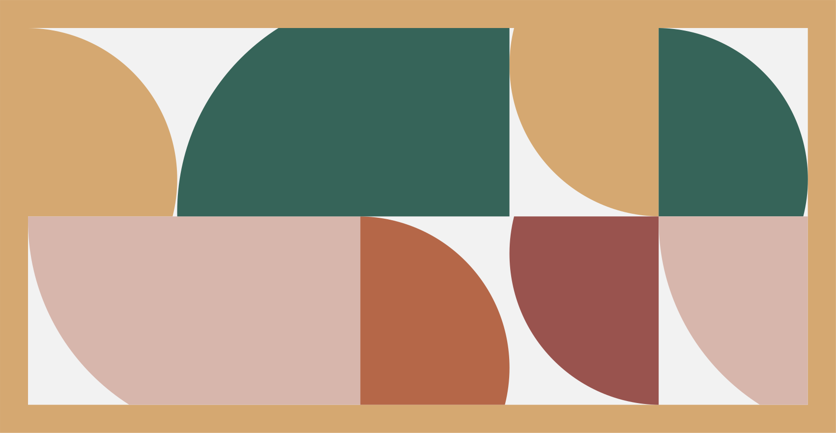 Vinyl Teppich modern eckige abstrakte segmente - TenStickers