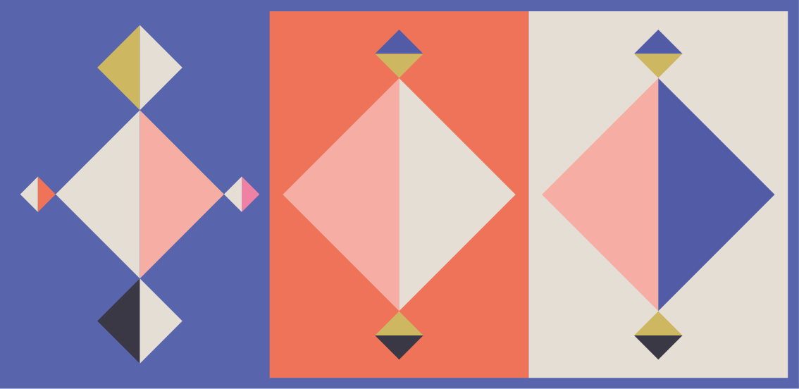 Vinyl Teppich geometrisch abstrakte moderne formen - TenStickers