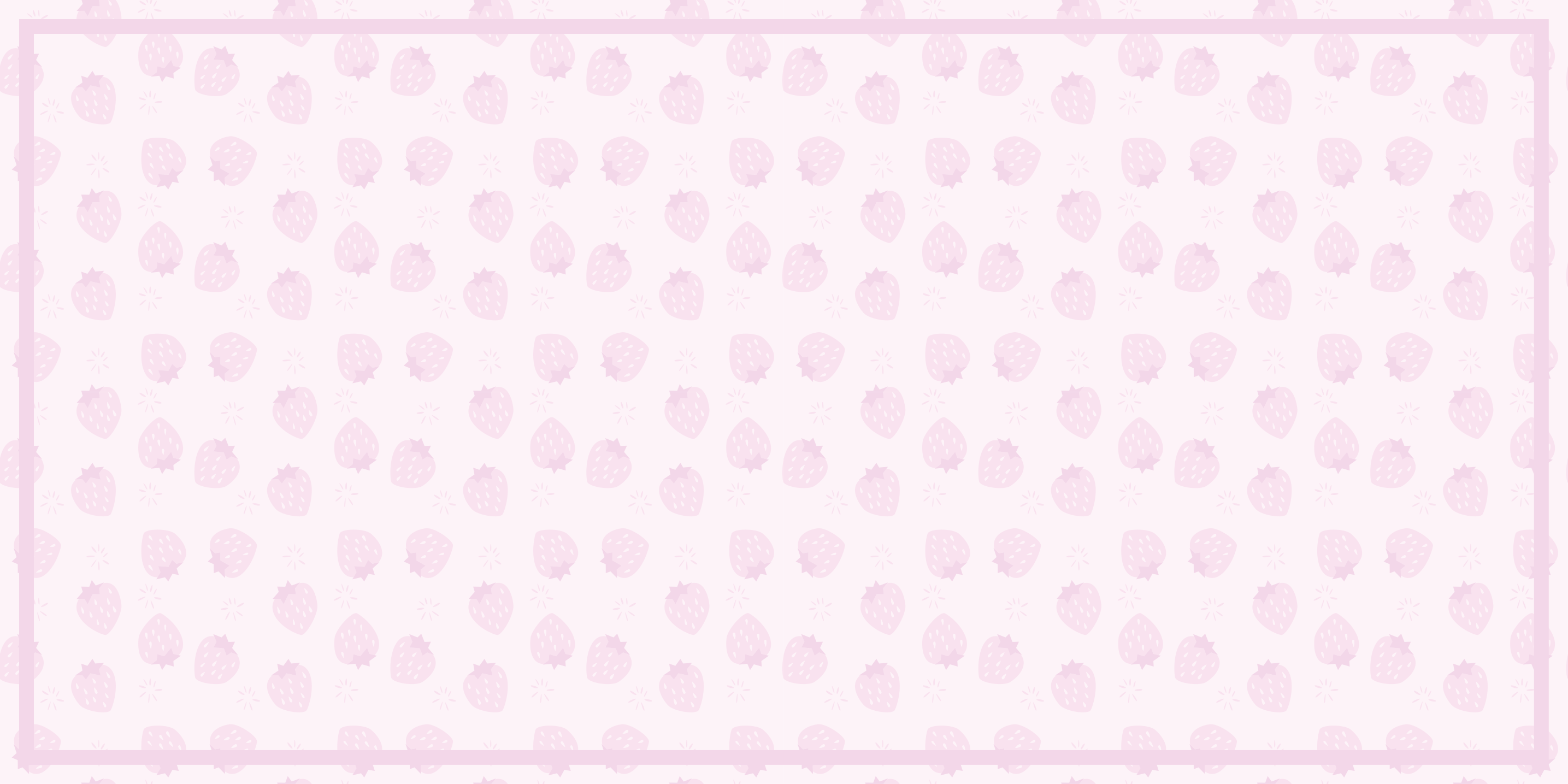 Vinyl Teppich Küche rosa erdbeermuster - TenStickers