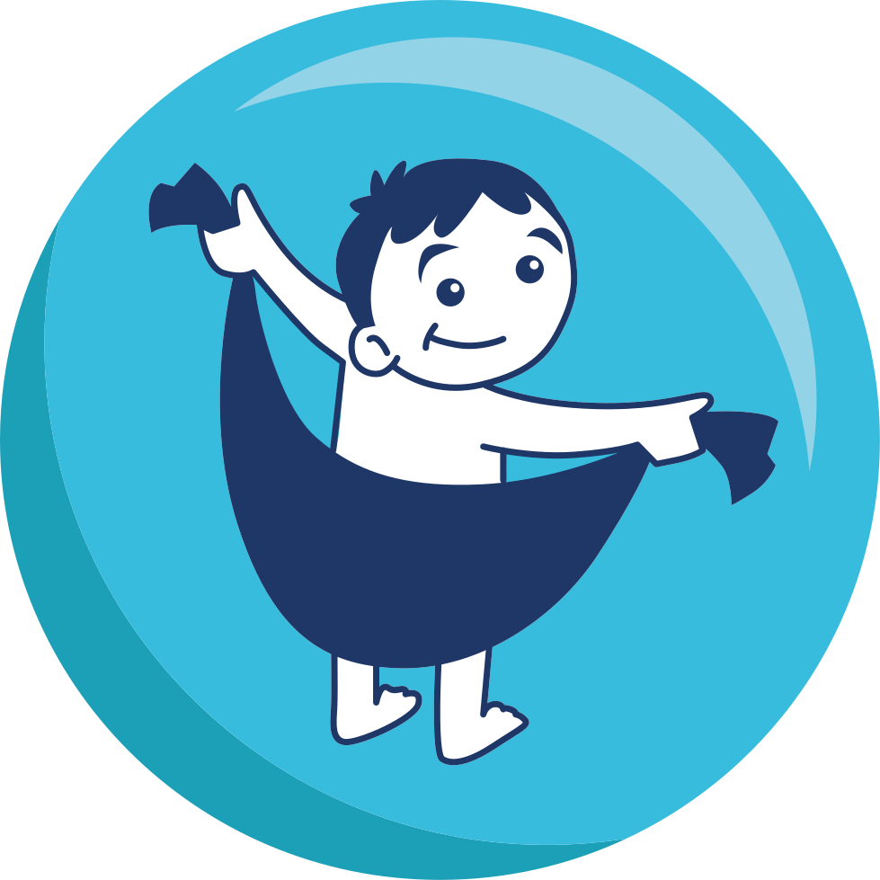 Vinylteppich kindlich fröhliches kinderspiel - TenStickers