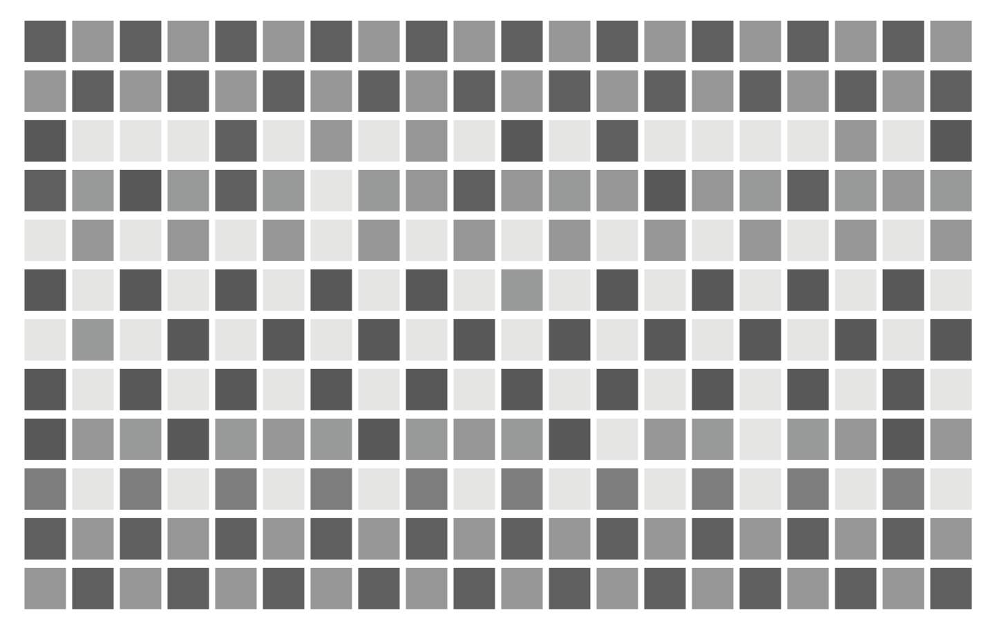 Vinyl Teppich Küche kleine graue Vierecke - TenStickers