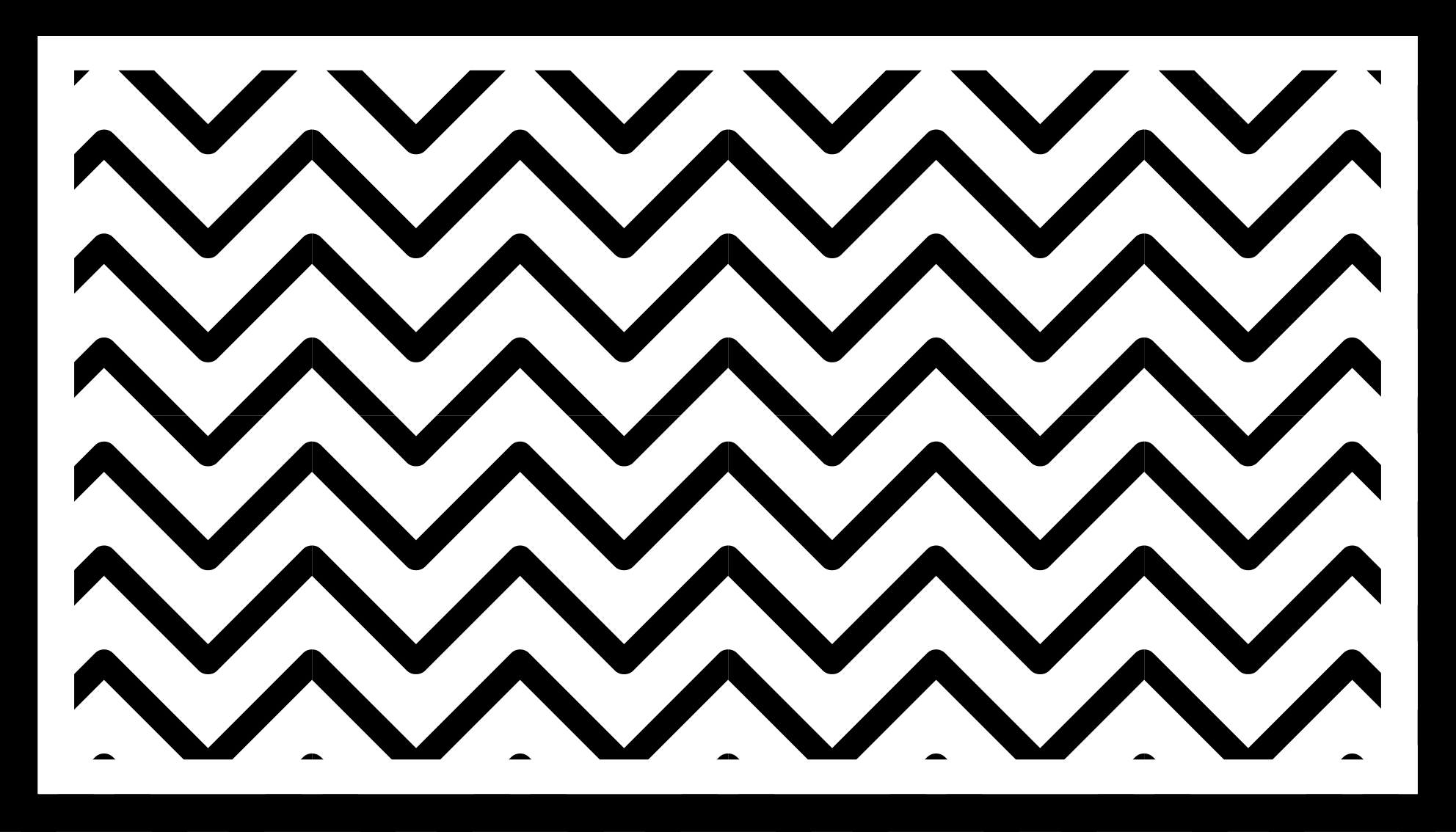 Vinyl Teppich Eingang chevron-stil - TenStickers