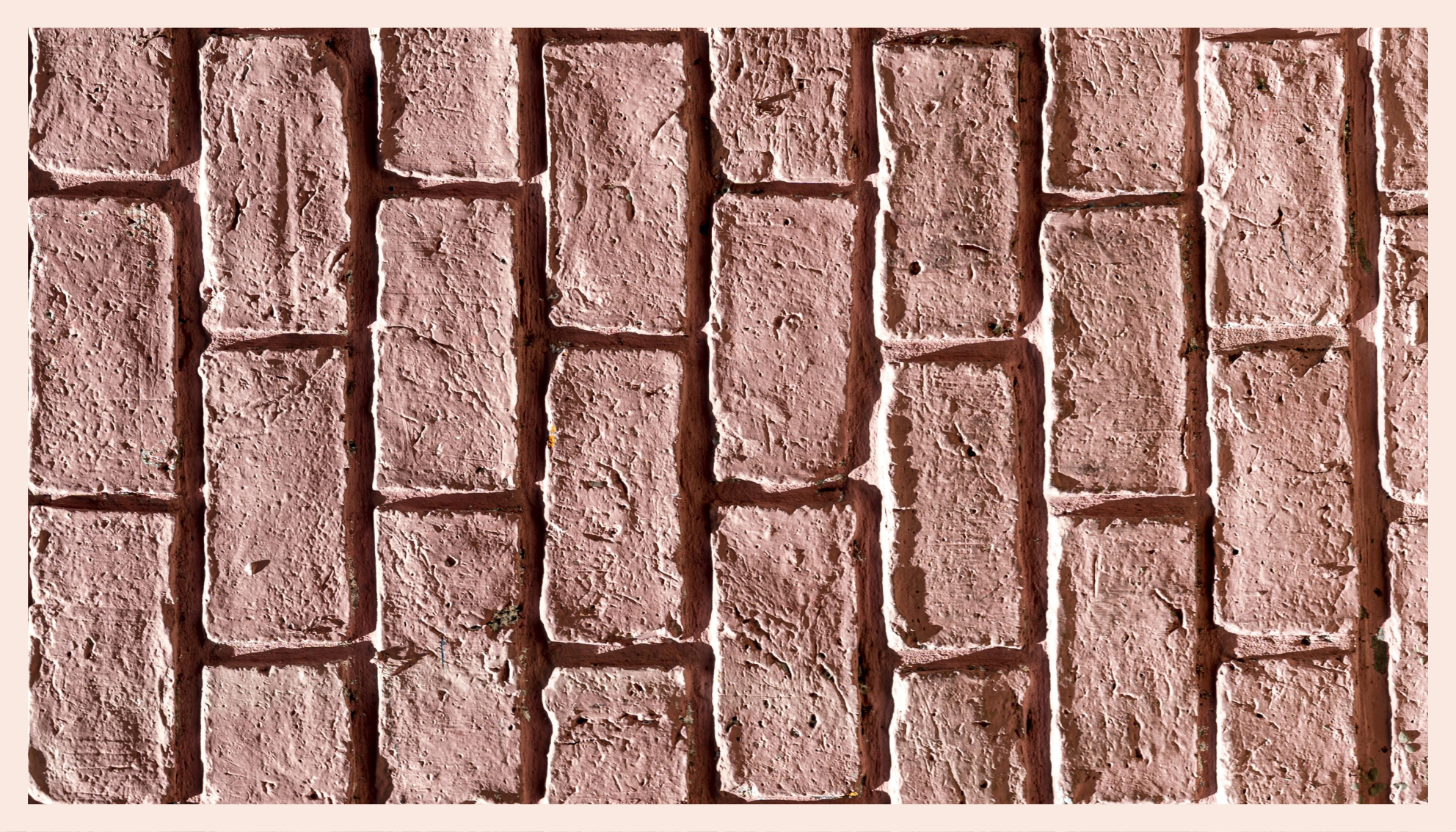 Vinyl teppich steinoptik im rustikalen ziegelmuster - TenStickers