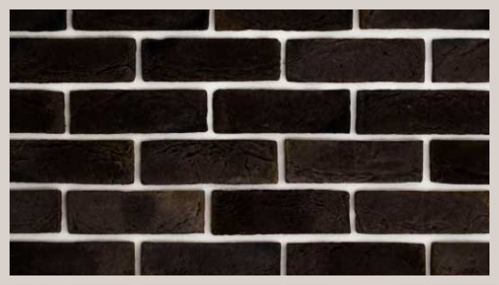 Vinyl teppich steinoptik in schwarz ziegelmuster - TenStickers
