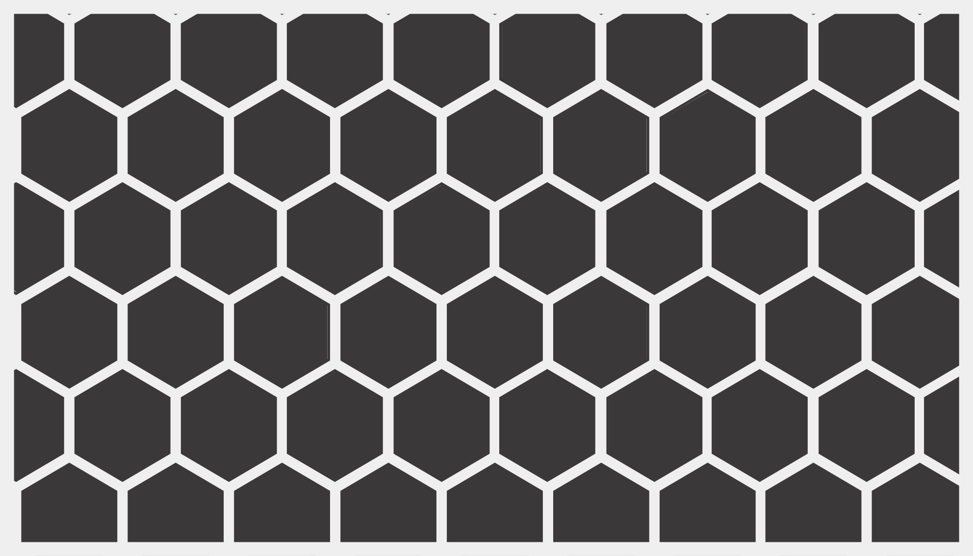 Vinyl teppich geometrisch mit hexagonalem muster - TenStickers